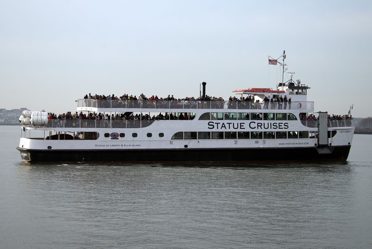 03-1 Statue Of Liberty Cruise Ship Is Boarded At Battery Park